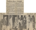 19830617 ST MARTINS SCHOOL OF ART FASHION SHOW JANE LADY BARRAN MARIE HERNOT AIKO Friends of CAL CN
